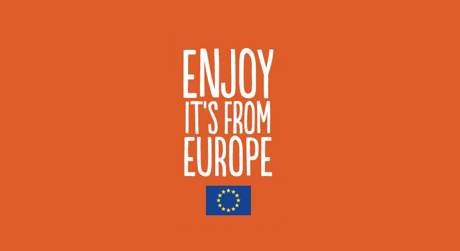 enjoy it's from europe